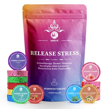 MR MIRYE Aromatherapy Shower Steamers 18-Pack Gift