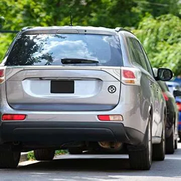 Rico Industries NFL Pittsburgh Steelers Chrome Finished Auto Emblem 3D Sticker, Silver