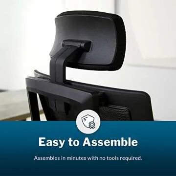 Ergonomic Vari Task Chair with Adjustable Height & Headrest