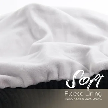 FURTALK Fleece Lined Knit Beanie for Women