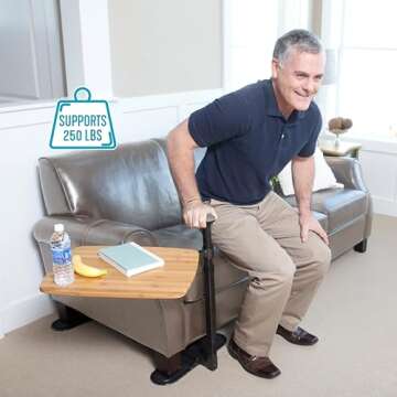 Stander Omni Tray Table - Adjustable & Mobile Laptop Desk
