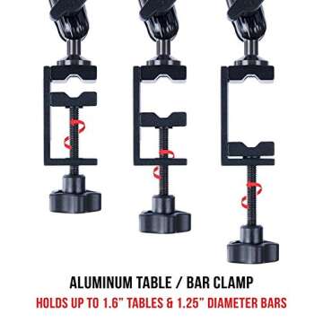 Tackform Tablet Mount for Microphone Stand - Professional Grade Holder - Compatible with iPad, Galax...
