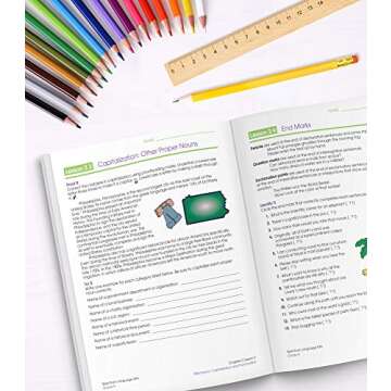 Spectrum Grade 8 Language Arts Workbook, Ages 13-14, Parts of Speech, Vocabulary, Writing Practice, Sentence Building Skills, and Grammar Workbook, 8th Grade Language Arts Workbook for Teens