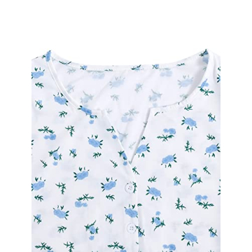 Verdusa Women's Floral Pajama Set Comfortable Loungewear