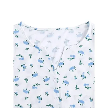 Verdusa Women's Floral Pajama Set Comfortable Loungewear