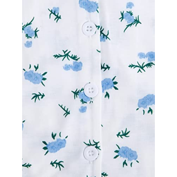 Verdusa Women's Floral Pajama Set Comfortable Loungewear