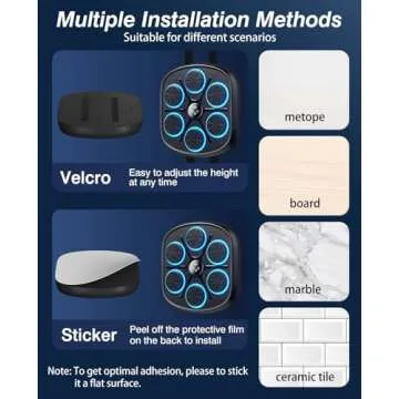 ROIPXM Music Boxing Machine for Adults, Boxing Machine Wall Mounted Music with Gloves, Boxing Music Workout Machine for Home, Indoor and Gym