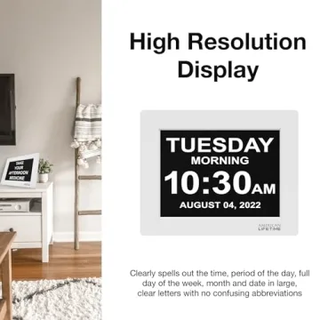 Buy American Lifetime Dementia Clock - Large Display for Seniors