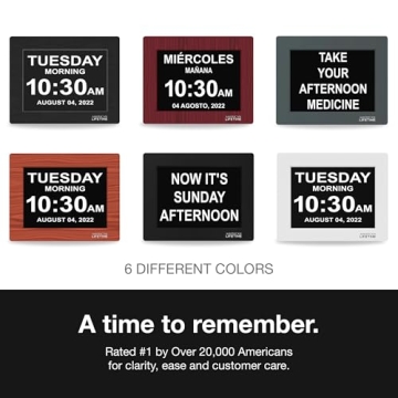 Buy American Lifetime Dementia Clock - Large Display for Seniors