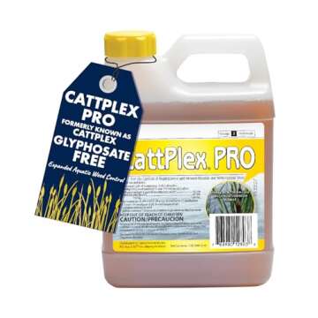 CattPlex Pro Quart (32 Ounces) - Aquatic Herbicide & Plex Mate Aquatic Surfactant (8 Ounces) - Non-I...