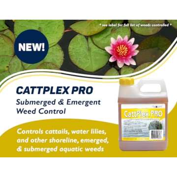 CattPlex Pro Quart Aquatic Herbicide with Plex Mate Surfactant