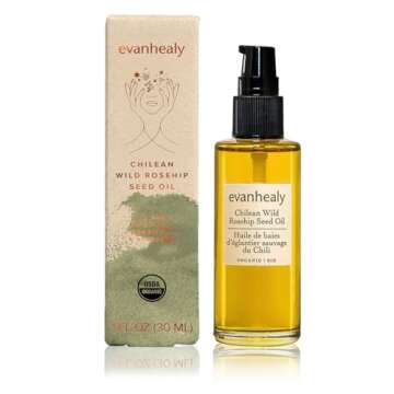 evanhealy Chilean Wild Rosehip Seed Oil | 100% Pure Wild-Harvested Certified Organic Rosehip Oil | L...