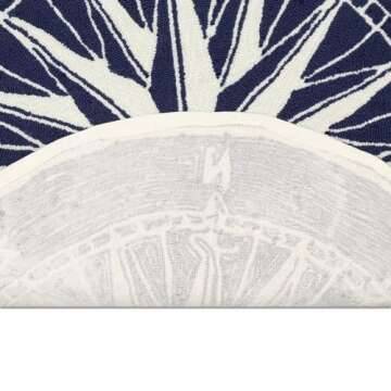 Liora Manne Nautical Indoor/Outdoor Area Rug - 5' Round