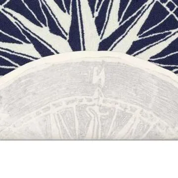 Liora Manne Nautical Indoor/Outdoor Area Rug - 5' Round