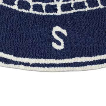 Liora Manne Nautical Indoor/Outdoor Area Rug - 5' Round