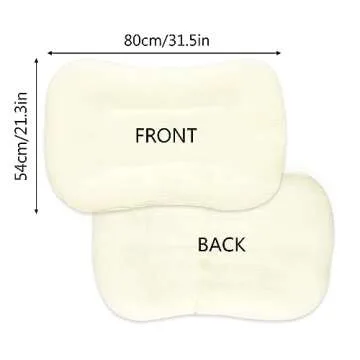 Hooyax Muslin Baby Lounger Cover, 100% Cotton Durable Newborn Lounger Cover, Soft and Breathable Infant Lounger Cover for Boys Girls, Covers Only (Yellow)