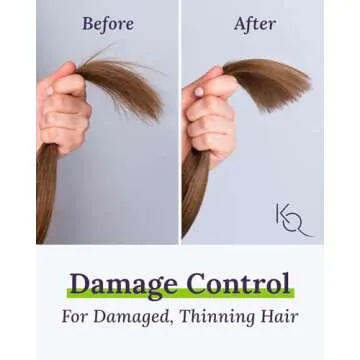 Keranique Damage Control Conditioner - Hydrating Treatment for Dry Damaged Hair, 8 fl oz (Pack of 2)