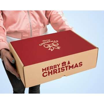 Christmas Care Package 50 Count Assorted Snacks and Toys