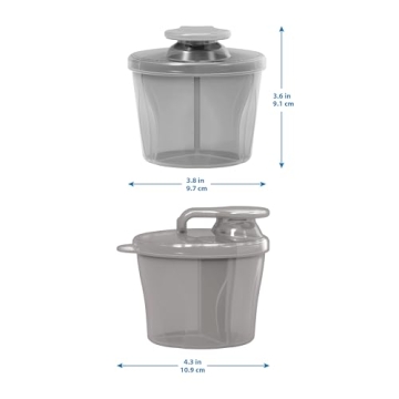 Dr. Brown's On-the-Go Baby Formula Dispenser in Gray