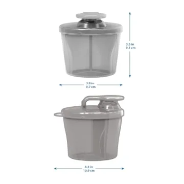 Dr. Brown's On-the-Go Baby Formula Dispenser in Gray