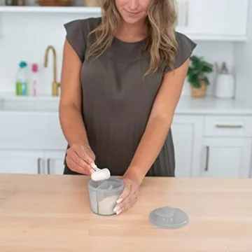 Dr. Brown's On-the-Go Baby Formula Dispenser in Gray