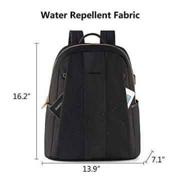 KROSER Laptop Backpack 15.6 Inch Lightweight Computer Backpack Water-Repellent Nylon Casual Daypack ...
