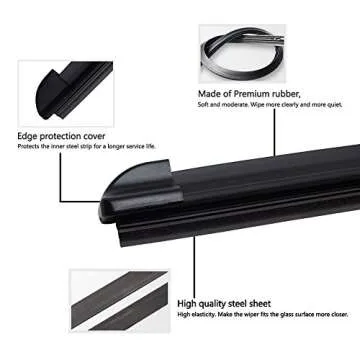 XTechnor Windshield Wiper Blades for Model 3 Model Y