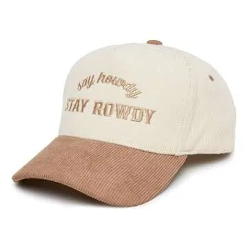 Funky Junque Howdy Hat - Vintage Trucker Cap for All Ages