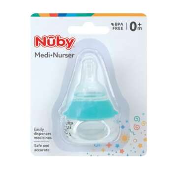 Nuby Medi-Nurser Medicine Bottle, Colors May Vary