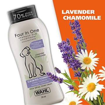 Wahl 4-in-1 Calming Shampoo for Dogs - Cleans & Moisturizes
