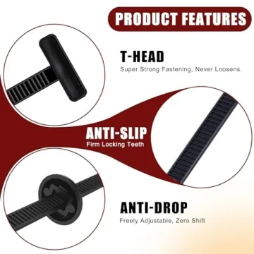 200 Nylon Cable Tie Buckles - Heavy Duty Repair Solution