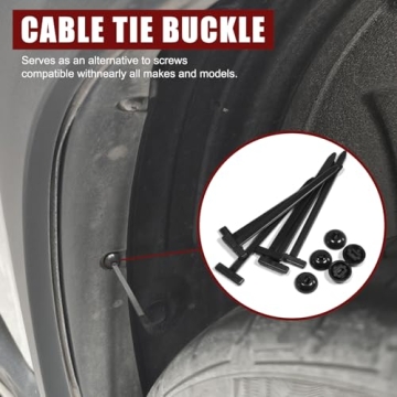 200 Nylon Cable Tie Buckles - Heavy Duty Repair Solution