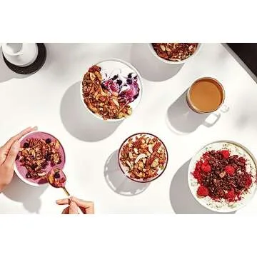 NuTrail Nut Granola Cereal, Vanilla Strawberry, No Sugar Added, Keto, Low Carb, Gluten Free, Grain Free, Healthy Breakfast 8 oz. 1 Count