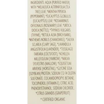 Trader Joe's Tea Tree Tingle Shampoo with Peppermint, Tea Tree and Eucalyptus Botanicals, 16-Ounces