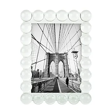 TIZO 5x7 Crystal Glass Frame - Elegant Memory Display