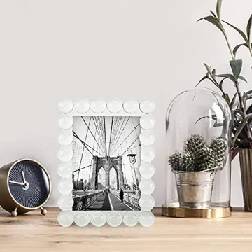 TIZO 5x7 Crystal Glass Frame - Elegant Memory Display