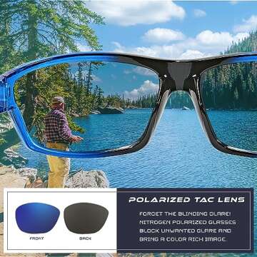 Nitrogen Polarized Sport Sunglasses UV400 Comfort & Style