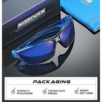 Nitrogen Polarized Sport Sunglasses UV400 Comfort & Style