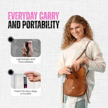 Police Magnum Mini Pepper Spray Self Defense- Small Discreet Pink OC Spray- 1 Pack 1/2oz Twist Lock Keyring (Pink Pocket Knife & Clear Sleeve)