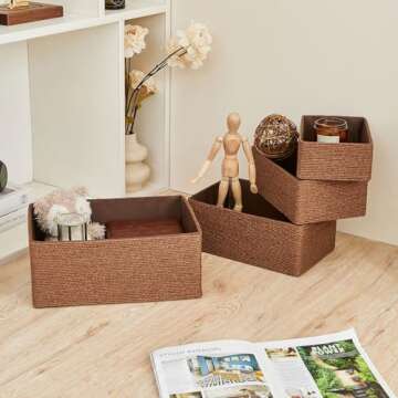 Eco-Friendly Wicker Storage Baskets for Home Organization