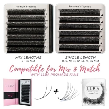 LLBA YY Eyelash Extensions for Full Fluffy Volume