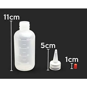 Bastex 4 Ounce Squeeze Bottles - Versatile For All Uses