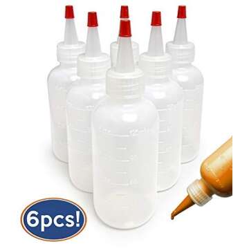 Bastex 4 Ounce Squeeze Bottles - Versatile For All Uses
