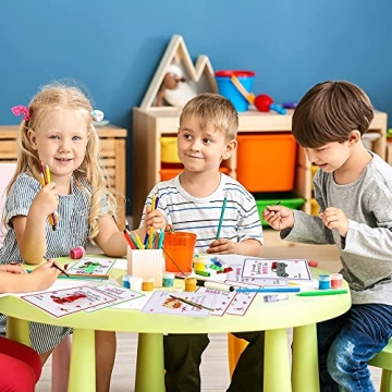 Finger Lights Valentine Cards for Kids - 28Pcs Set