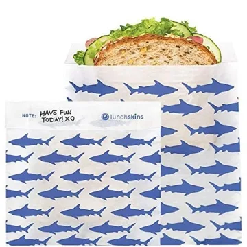 Lunchskins Sealable Eco-Friendly Sandwich Bags - 50 Count