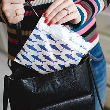 Lunchskins Sealable Eco-Friendly Sandwich Bags - 50 Count