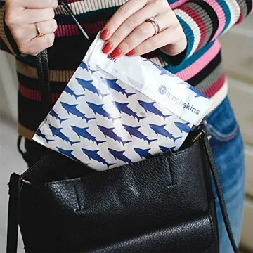 Lunchskins Sealable Eco-Friendly Sandwich Bags - 50 Count