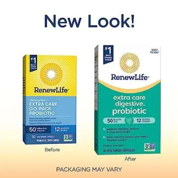 Renew Life Extra Care Go-Pack Probiotic Capsules for Digestive and Immune Support, 30 Ct