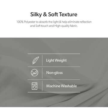 LimoStudio 9 x 15 ft. (W x H) Gray Backdrop Background Screen, Photo Background for Photoshoot Video Filmming, Premium High Density > 200GSM A+ Grade Synthetic Material, Pure Grey Color, AGG3058