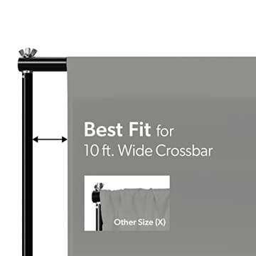 LimoStudio 9 x 15 ft. (W x H) Gray Backdrop Background Screen, Photo Background for Photoshoot Video Filmming, Premium High Density > 200GSM A+ Grade Synthetic Material, Pure Grey Color, AGG3058